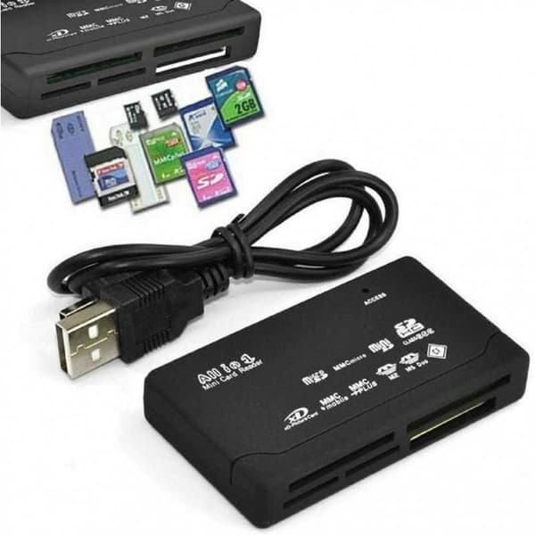 USB High Speed All in One Mini hukommelseskortlæser til CF SD MS SDHC osv.