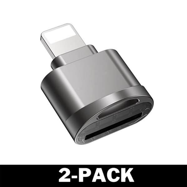 Lightning Micro SD Kortadapter Mini Svart