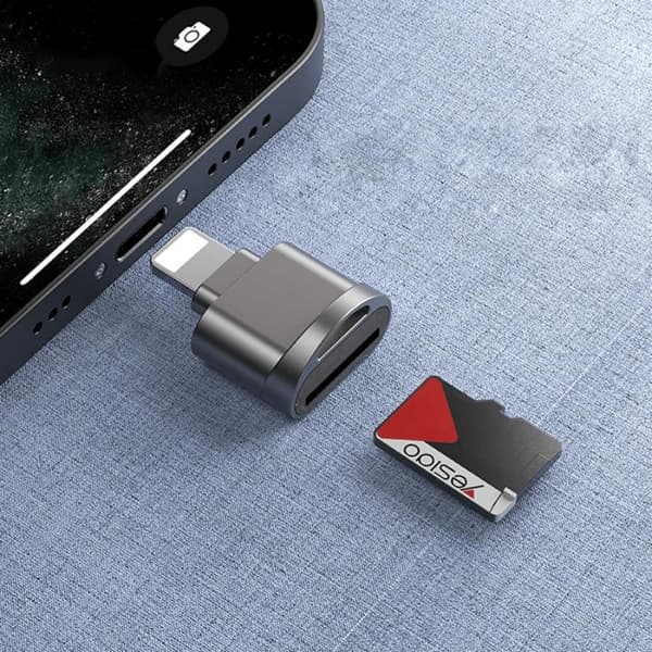 Lightning Micro SD Card Adapter Mini Sort