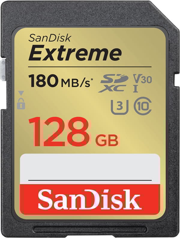 SanDisk Extreme 128 GB SDXC UHS-I Class 10