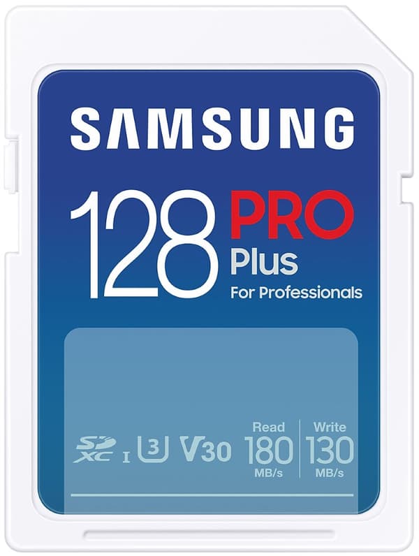 Memory card Samsung PRO Plus SD Card (2023), 128GB, White