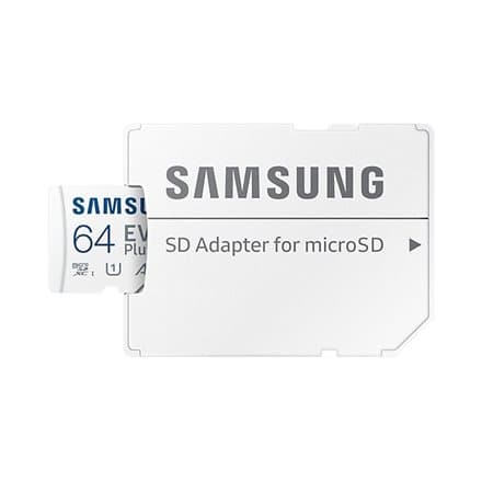 Card memorie Samsung MB-MC64KA/EU, Micro-SDXC, EVO Plus (2021), 64GB, "MB-MC64KA/EU"(timbru verde 0.03 lei)