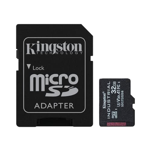 32GB MICROSDHC INDUSTRIAL C10/A1 PSLC CARD + SD ADAPTER