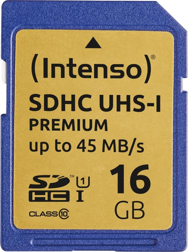 Intenso Flash-Card Premium - SDHC UHS-I - 16 GB