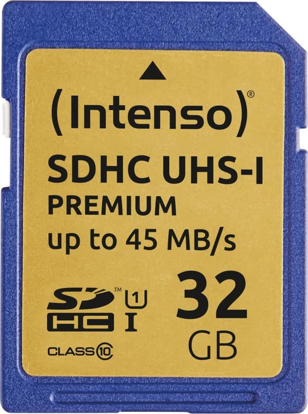 Intenso Premium - flash memory card - 32 GB - SDHC UHS-I