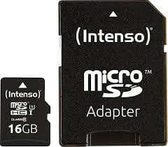 Intenso Premium - flash memory card - 16 GB - microSDHC UHS-I