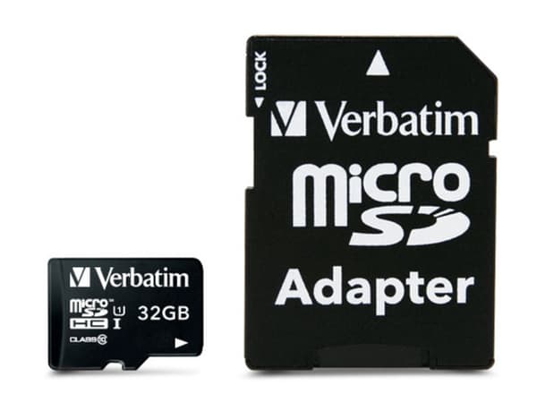 MEMORIE MICRO SDHC VERBATIM 32GB C10 "44083" (timbru verde 0.03 lei)