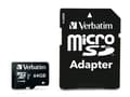 Miniatyrbillede 3 af 3: MEMORIE MICRO SDXC  VERBATIM 64GB C10 "44084" (timbru verde 0.03 lei)