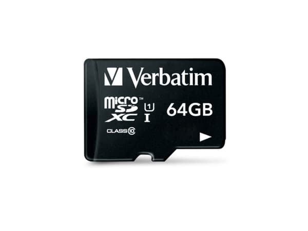 MEMORIE MICRO SDXC  VERBATIM 64GB C10 "44084" (timbru verde 0.03 lei)