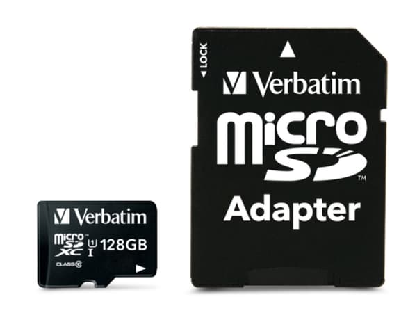 MEMORIE SD CARD VERBATIM 128GB CLASA 10 ADAPTOR INCLUS "44085" (TIMBRU VERDE 0.03 LEI)