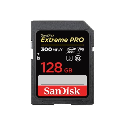 SanDisk Extreme Pro - flash-minneskort - 128 GB - SDXC UHS-II