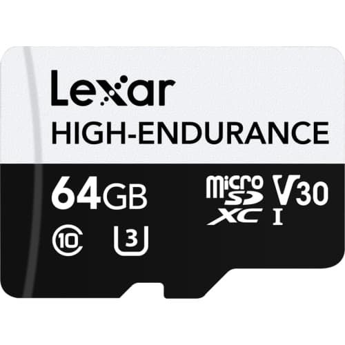 Lexar microSDXC High-Endurance UHS-I/U3/10 R100/W35 (V30) 64GB