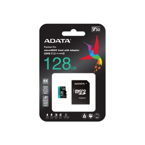 ADATA Premier Pro V30S - flash-minneskort - 128 GB - mikroSDXC UHS-I