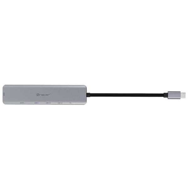 USB-C-adapter TRACER A-2 med HDMI 4K-kortläsare USB 3.0 PDW 60W