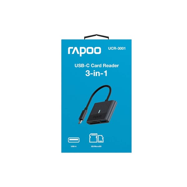 Rapoo Lukija USB-C UCR-3001 USB-C Kortinlukija