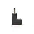 Miniatyrbillede 4 af 6: Nedis USB-A Adapter | USB 2.0 | USB-A Han | USB-A Hun | 480 Mbps | Runde | Nikkelplateret | PVC | Sort | Box