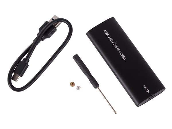 USB 3.1-kabinett för intern M.2 SSD