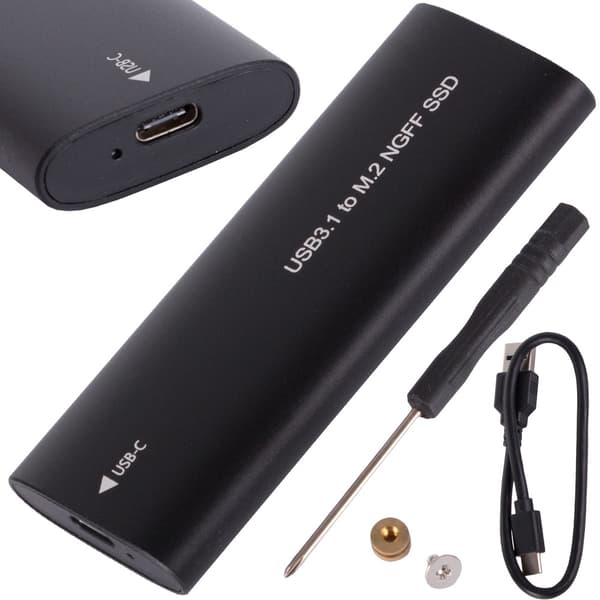 USB 3.1-kabinett för intern M.2 SSD