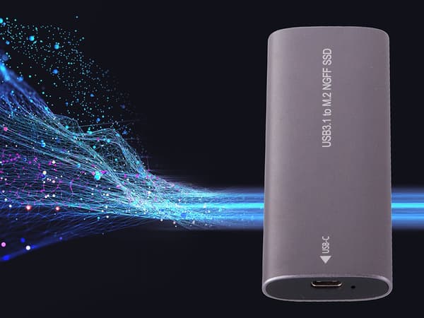 USB 3.1-kabinett för intern M.2 SSD