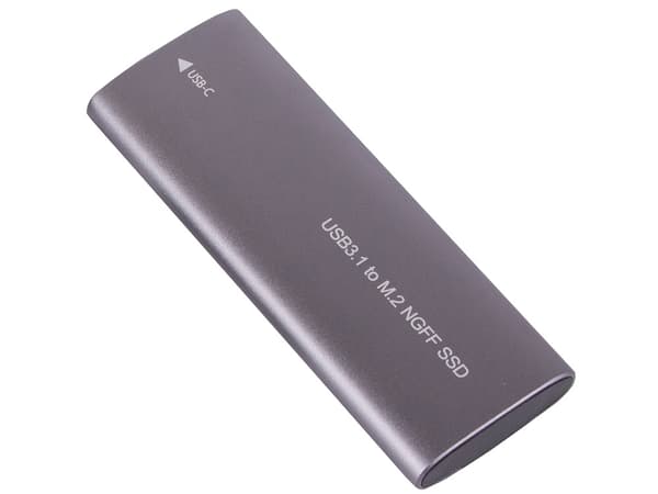 USB 3.1-kabinett för intern M.2 SSD