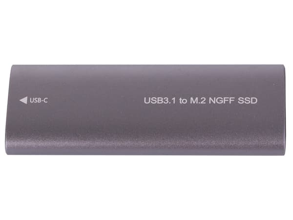 USB 3.1-kabinett för intern M.2 SSD