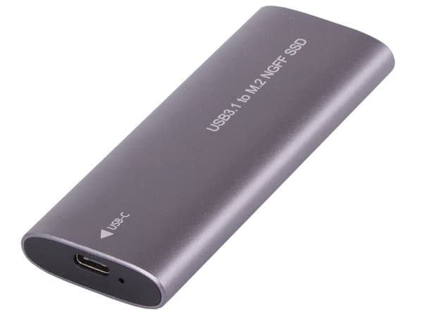 USB 3.1-kabinett för intern M.2 SSD