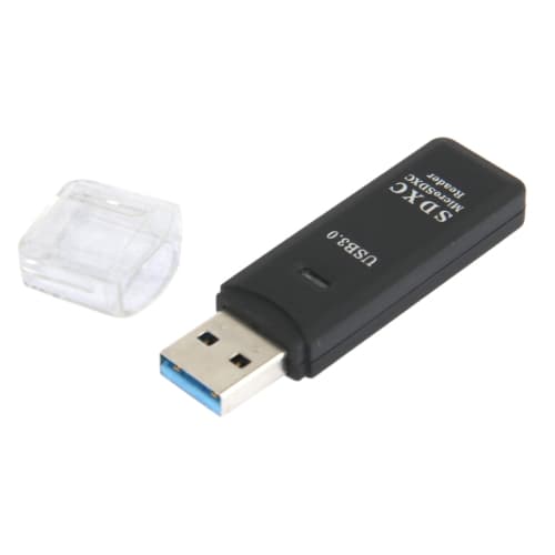 USB 3.0-kortlæser til Micro-SD og SD(HC) med høj dataoverførselshastighed