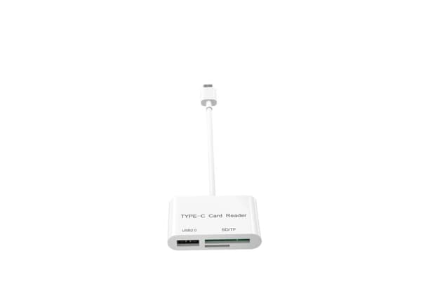 Kortinlukija USB C-Tyyppi - SD/MicroSD + USB