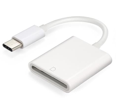 USB-C SD -salkku MacBookille, iPad Prolle (2018 / 2020 / 2021) / iPad Airille (2020) tai Samsungille