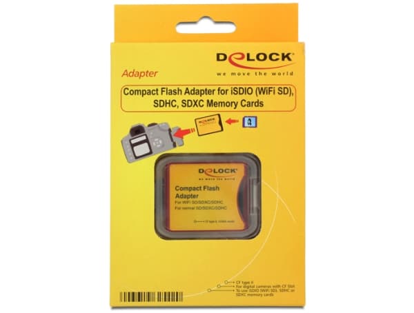 Delock - Kortadapter (SD, SDHC, SDXC) - CompactFlash