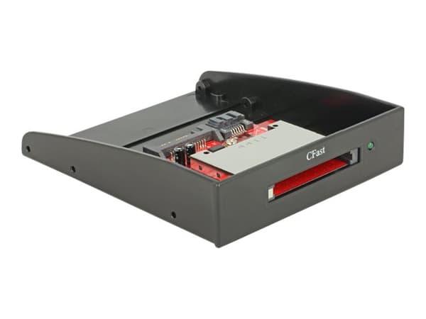 DeLOCK 91496, CFast, CFast 2.0, Musta, 3.5", SATA, Laatikko