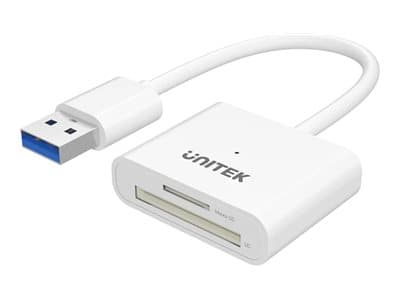 Unitek Y-9321 - Kortläsare (SD, microSD, SDHC, microSDHC, SDXC, microSDXC) - USB 3.0