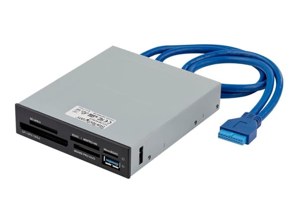 StarTech.com USB 3.0 Internal Multi-Card Reader with UHS-II Support - SecureDigital/Micro SD/Micro SD/Memory Stick/Compact Flash Memory -kortinlukija