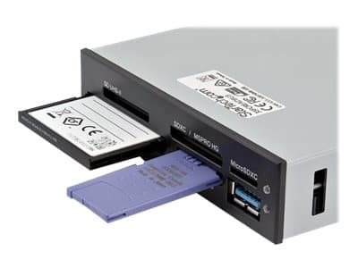 StarTech.com USB 3.0 Internal Multi-Card Reader with UHS-II Support - SecureDigital/Micro SD/Micro SD/Memory Stick/Compact Flash Memory -kortinlukija