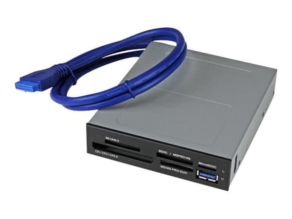 StarTech.com USB 3.0 Internal Multi-Card Reader with UHS-II Support - SecureDigital/Micro SD/Micro SD/Memory Stick/Compact Flash Memory -kortinlukija