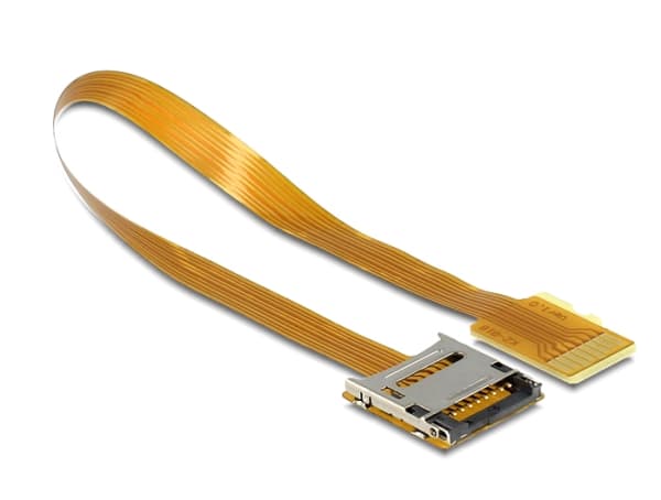 Delock Micro SD male > Micro SD female Extension - Kortadapter (microSD) - microSD