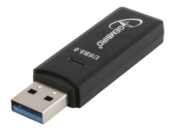 Gembird UHB-CR3-01 - Kortinlukija (MMC, SD, RS-MMC, TransFlash, microSD, SDHC, microSDHC, SDXC, microSDXC) - USB 3.0