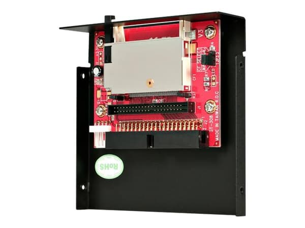 StarTech.com 3.5in Drive Bay IDE to Single CF SSD Adapter Card Reader (35BAYCF2IDE) - Kortinlukija - 3.5" (CF 1, CF II, Microdrive) - IDE