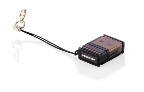 Modecom CR-Nano, microSDHC, musta, 480 Mbit/s, USB 2.0, 5 g, 7 x 14 x 21 mm, 5 g, 7 x 14 x 21 mm