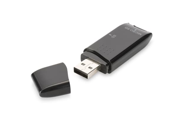 DIGITUS DA-70310 - Kortinlukija (MMC, SD, SM, RS-MMC, TransFlash, microSD, DV RS-MMC) - USB 2.0