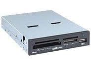 Ultron Reader UCR 75in1 + USB Port - Kortinlukija - 75-in-1 - 3,5" (CF 1, CF II, MS, MS PRO, Microdrive, MMC, SD, SM, MS Duo, xD, MS PRO Duo) - USB 2