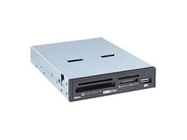 Ultron Reader UCR 75in1 + USB Port - Kortinlukija - 75-in-1 - 3,5" (CF 1, CF II, MS, MS PRO, Microdrive, MMC, SD, SM, MS Duo, xD, MS PRO Duo) - USB 2