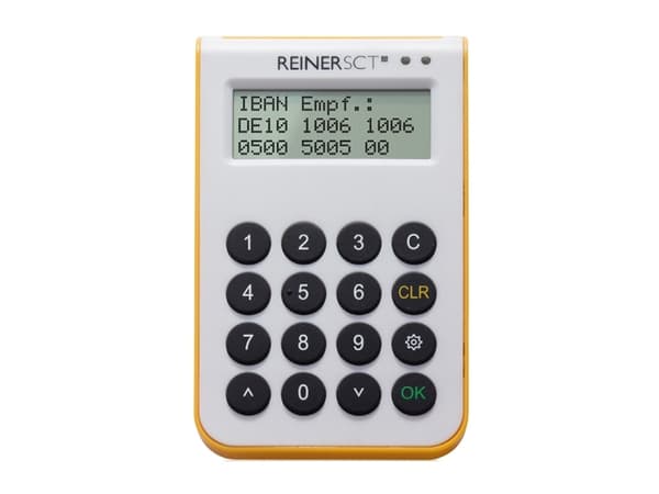 ReinerSCT cyberJack one - SMART-kortläsare - USB 2.0 - vit, gul