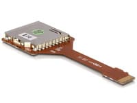 Delock - Lyhyt sovitin (SD) - microSD-muistikortti