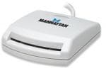 Manhattan - SMART-kortläsare - USB - vit