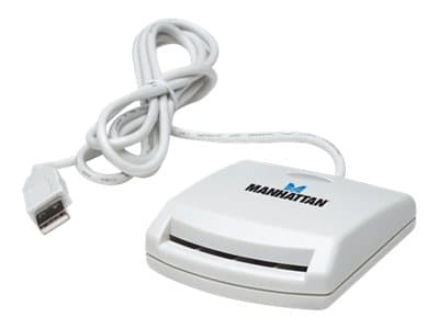 Manhattan - SMART-kortläsare - USB - vit Vit