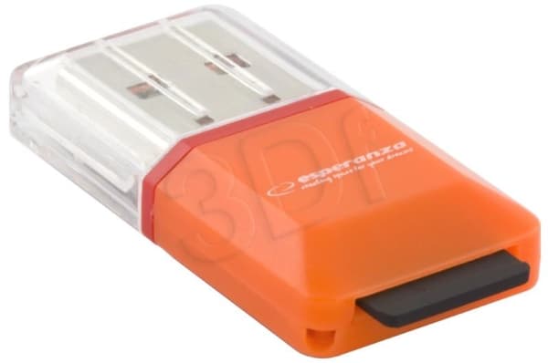 Esperanza EA129 - Kortinlukija - all-in-1 (MS, Microdrive, MMC, SD, MS Duo, xD, MS PRO Duo, CF, RS-MMC, SDHC, SDXC) - USB 2.0