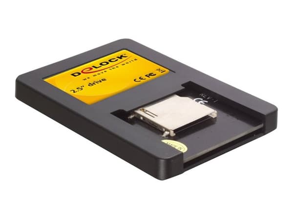 Delock 2½“ Drive SATA > Secure Digital Card - Kortläsare (SD, SDHC) - Serial ATA