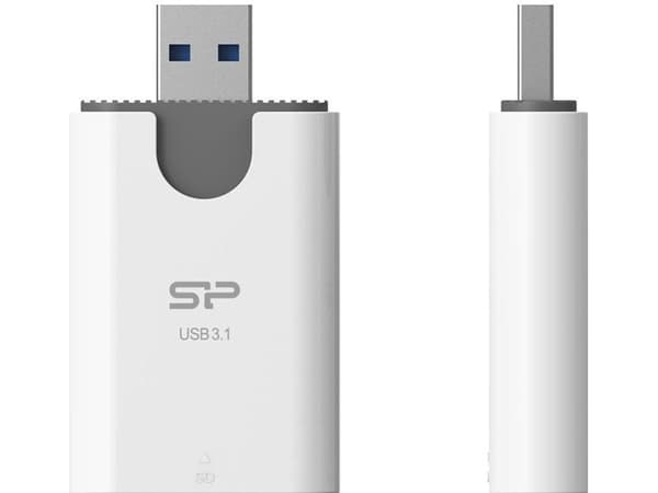 SILICON POWER Combo - Kortläsare (microSD, SD) - USB 3.1 Gen 1
