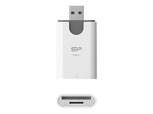 SILICON POWER Combo - Kortläsare (microSD, SD) - USB 3.1 Gen 1